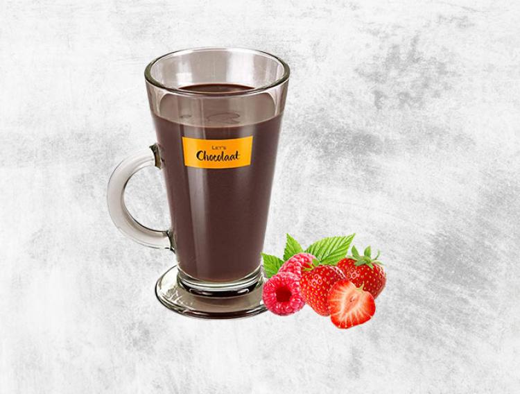 Chocolate com Frutos Vermelhos - Amantes de Chocolate Quente